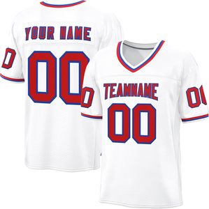 Vente en gros de maillot de football américain de qualité supérieure tissu respirant à séchage rapide logo personnalisé sublimation de chiffres short grande taille - Product Image 4