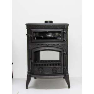 Poêle à plasma en fonte de verre DORELLO SOBA MF192, cuisinière à foyer 4 vitres - Product Image 3