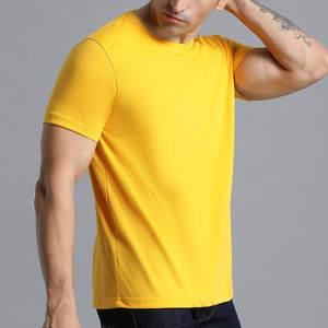 Camisetas para hombre con diseño de cuello redondo personalizado de talla adulta/camisetas de manga corta 100% de algodón hechas con material para hombre - Product Image 4