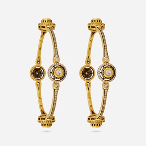 กำไลข้อมือแฟชั่นคุนดัน - เครื่องประดับอินเดียสุดหรู - Product Image 1
