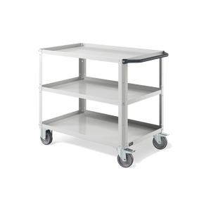 รถเข็นช็อปปิ้ง Clever10พร้อมชั้นวางเพิ่มเติมและล้อยางสังเคราะห์ที่ไม่ทำเครื่องหมาย - Product Image 1