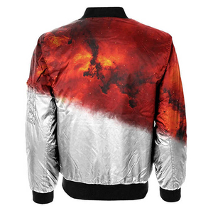 เสื้อแจ็คเก็ตบอมเบอร์แบบมีฮู้ด ยูนิเซ็กซ์ ผลิตจากโพลีเอสเตอร์ 100% กันน้ำ สำหรับกิจกรรมกลางแจ้ง สั่งทำได้ตามต้องการ ปริมาณสั่งซื้อขั้นต่ำน้อย มีซิป แบบกลับด้านได้ สไตล์ไฮสตรีท - Product Image 2