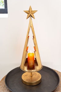 Handmade Christmas Tree Metal Best Quality <b>Tea</b> <b>Light</b> Holder For Table Home Christmas Decor in Bulk Rate - Product Image 6