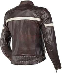 เสื้อแจ็กเก็ตมอเตอร์ไบค์หนังสำหรับผู้ชายเสื้อแจ็กเก็ตมอเตอร์ไซค์แข่งมอเตอร์ไซค์ - Product Image 2