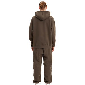 Ensemble survêtement en coton de haute qualité personnalisé pour homme, sweat-shirts à capuche surdimensionnés et pantalons de survêtement amples pour homme - Product Image 2