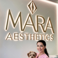 Enseigne LED personnalisée, lettres en métal doré rétroéclairées, logo d'entreprise 3D illuminé, signalétique pour salon de coiffure, institut de beauté, mur intérieur