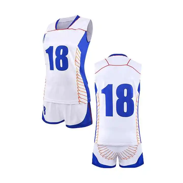 Nieuwe Collectie Nieuwste Sublimatie Goedkope Volleybal Uniformen Shirts Jersey Custom Design Korte Mouwloze Volleybal Uniform