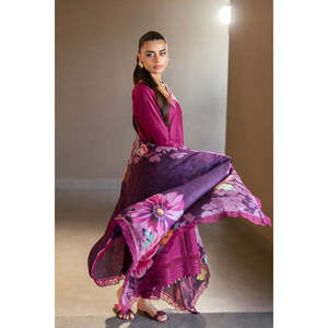 Conjuntos de Traje de Lino Bordado de Lujo para Mujer Azure Mirage TC-1507 - Product Image 5