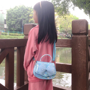Trendy Bow Princess Mini Crossbody Bag Children Daily Candy Handbag <b>Small</b> Coin <b>Purse</b> Bulk Supply - Product Image 3