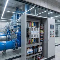 Contacteur CA triphasé Chint CJ20-400A 400A/630A, contact auxiliaire de tension d'alimentation CA, 4 ouverts 2 fermés, 220V 380V