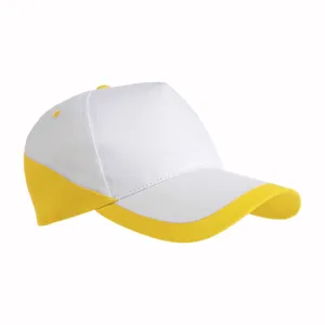 Cappelli e Berretti Promozionali Personalizzati Bianchi a 5 Pannelli per Gadget e Accessori - Product Image 1