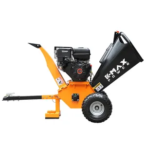 K-maxpower New Listing Upgrade Mulcher Chipper Professional CE Highly Productive Wood Chipper 4 Stroke 15HP 65H Tree Shredder
