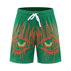 Short d'été pour homme Ceinture élastique de confort Nouveau style Maille respirante à motif solide pour une usure maximale Élastique de confort personnalisé - Product Image 1