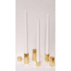 Portavelas de aluminio artesanal de primera calidad Acabado dorado perfecto para bodas temáticas de decoración de eventos o celebraciones festivas - Product Image 5