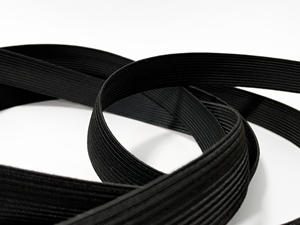 ผ้าถักแบนยืดหยุ่นสีดำ ทนทาน นุ่มสบาย ทนไฟ ผลิตจากนีโอพรีน-โพลีเอไมด์ผสม ขนาด 1 นิ้ว สำหรับใช้ในยานยนต์ Grober Leon - Product Image 4