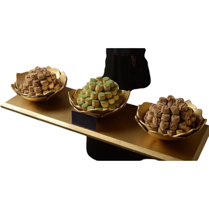 Handmade Best Quality Gold Metal Bowl Stylish Leaf Accent Eco-Friendly Decorative <b>Chocolate</b> Bowl for <b>Weddings</b> Reasonable Price - Product Image 5