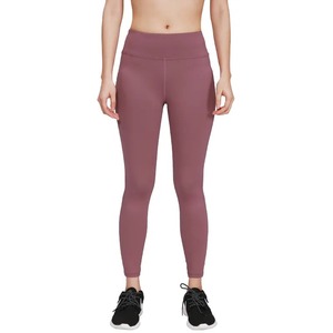 Directo de fábrica de alta cintura sin costuras transpirable ecológico gimnasio Leggings mujeres logotipo personalizado compresión Yoga pantalones al por mayor - Product Image 2