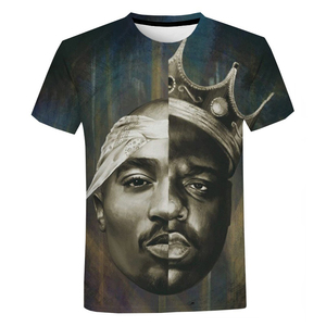 เสื้อยืดคอกลมแขนสั้นแบบลำลองสำหรับผู้ชายเสื้อผ้าแฟชั่นแบบสวมหัวขนาดใหญ่พิเศษพิมพ์ลาย3D ฤดูร้อน - Product Image 4