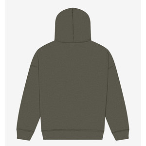 Jersey informal de manga larga con cordón para hombre, Sudadera con capucha de punto polar con bolsillo de canguro - Product Image 6