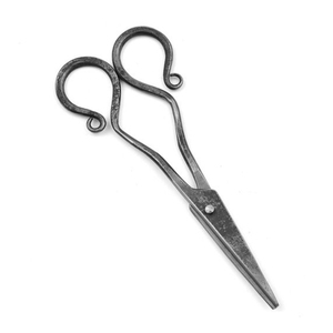 Tijera negra antigua de hierro forjado a mano - Product Image 5