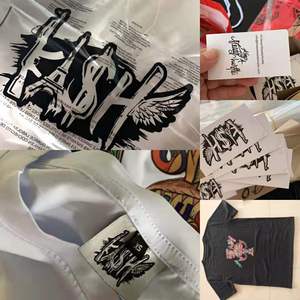 เสื้อเชิ้ตผู้ชายผ้าโพลีเอสเตอร์65นิ้วเสื้อยืดทรงหลวมสีพื้น35 - Product Image 3