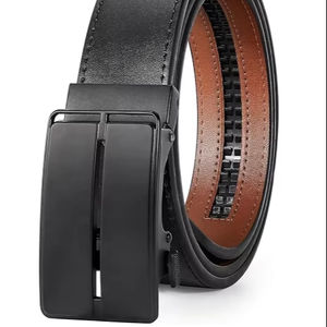 Hot Selling Customizable Genuine <b>Leather</b> <b>Belts</b> Western Style with Steel for Buckle Available Sizes-Wholesale Cowboy Formal Style - Product Image 1