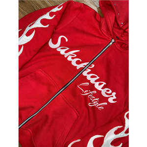 Sudadera con capucha y cremallera de invierno de fabricación profesional para ropa informal 2025 nueva llegada cremallera desgastada con diamantes de imitación 100% algodón alto - Product Image 6