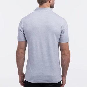 Nouveau style de polo de golf avec logo personnalisé 100% coton T-shirt de sport de jogging T-shirt polo confortable pour hommes - Product Image 3