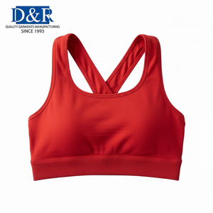 Sujetador Deportivo Sin Varillas de Alta Calidad, Transpirable, con Encaje, para Mujer, para Gimnasio, Entrenamiento, Fitness, Yoga, con Copas Contorneadas - Product Image 2