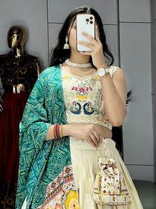 <b>Hot</b> Selling Amazing Designer Pure Cotton Lehenga Trending Party Wear for Women Fancy Sequence Work Elegant Designer Piece - Product Image 2