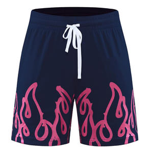 Vente en gros de shorts de survêtement en polyester de qualité supérieure pour hommes shorts de sport de basket-ball pour hommes shorts en maille personnalisés - Product Image 3