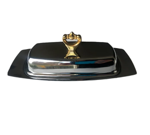 Beurrier en acier inoxydable Vente à chaud Ustensiles de cuisine Dôme en acier inoxydable de haute qualité Nouvelles idées de produits Beurrier avec couvercle - Product Image 6