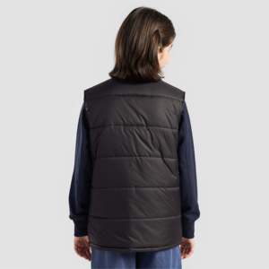 Active Windproof Puffer Jacket in Black for Outer Wear - Product Image 5