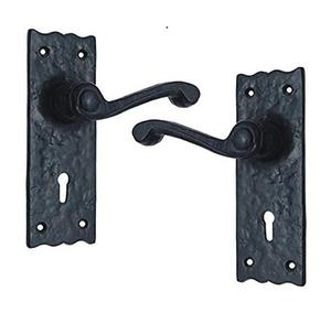 Handmade Wrought Iron Metal <b>Door</b> Handle Angel Eco-Friendly Multifunction Design for Home Villas Decor-<b>Vintage</b> Style Tools - Product Image 3