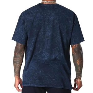 Conjunto de Camiseta y Pantalones Cortos de Verano para Hombre, Transpirable, con Lavado Ácido, Estilo Urbano de Alta Calidad, 100% Algodón - Product Image 4