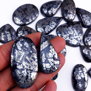 ควอตซ์ธรรมชาติเกรด AAA พร้อมมาร์คาไซต์ทรงรีแบบหลวมๆ รับรองโดย GIA สำหรับทำเครื่องประดับ  แบบคละรูปทรง - Product Image 1