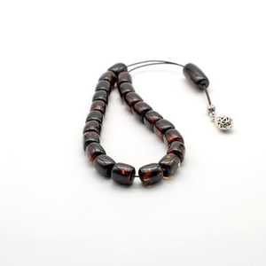 High Quality Eco-Friendly Polished Single Piece Handmade Resin Tasbih Islamic Angel Style Daily Prayer Beads - Product Image 2