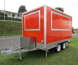 Kiosque alimentaire mobile en acier inoxydable à prix abordable, camion de restauration personnalisable de grande demande, vente de food truck - Product Image 3