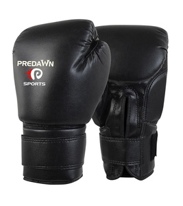Guantes de boxeo de entrenamiento baratos Kick Boxing PVC Guantes de entrenamiento PU cuero sintético - Product Image 2