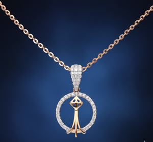 Collier pendentif chat en or rose et diamants de luxe pour femmes, bijoux fins - Product Image 6