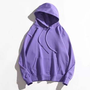<b>Men's</b> Comfortable Pullover <b>Hoodies</b> 100% Cotton for Sleeve Solid Color Printed Fleece Anti-shrink Anti-Pilling for Winter - Product Image 4
