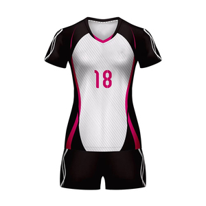 Breathable Printed <b>Jersey</b> <b>Shorts</b> <b>Women</b> Volleyball Uniform Sets Lightweight Stretch Fabric Athletic Durability Customized Print - Product Image 5