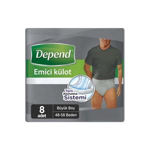 Dipendono slip assorbenti uomo grande 8 Pack 2 pezzi