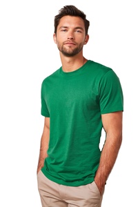 Camisetas de Cuello Redondo para Hombre en Gris, Verde, Negro y Blanco, Deportivas, Ecológicas, de Verano, Corte Regular, 100% Algodón - Product Image 1