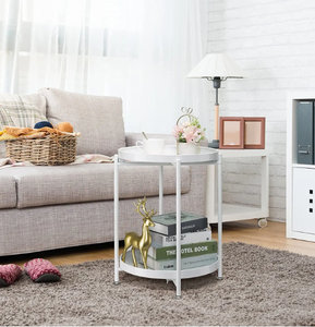 Made in Vietnam Table basse ronde côté moderne et simple pour le salon et la décoration de la maison Design personnalisé - Product Image 3