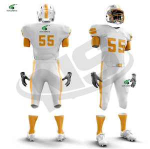 Camiseta de fútbol americano hecha a medida OEM, ropa deportiva cómoda de tela elástica de alta calidad sublimada a precio barato - Product Image 4