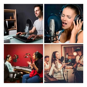 Filtre anti-pop pour microphone de studio professionnel flexible - Couleurs assorties - Product Image 5