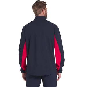 Derniers modèles de vestes de pluie en gros, top tendances, vêtements pour hommes, coupe-vent, vestes de pluie imperméables à glissière contrastées High Street - Product Image 2