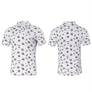 เสื้อโปโลสำหรับผู้ชายเสื้อโปโลสีสองสีพิเศษพิมพ์โลโก้ตามสั่ง - Product Image 3