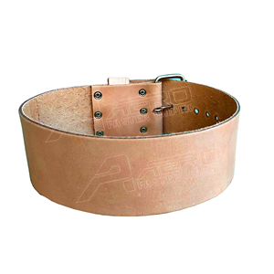Cinturón de levantamiento de pesas de cuero de vaca de longitud personalizada de alta calidad para damas Características Hebilla de aleación Logotipo personalizado Directo Pakistán - Product Image 2
